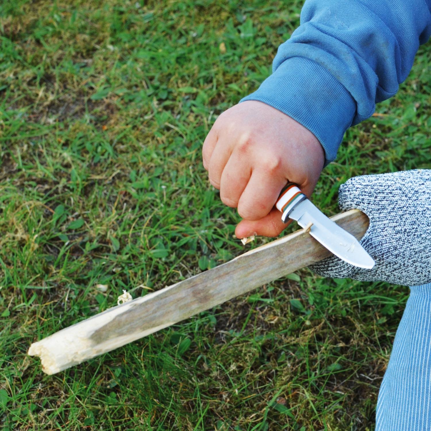 Peter & Piet – Schnitzmesser-Set für Kinder mit Schnitzhandschuh