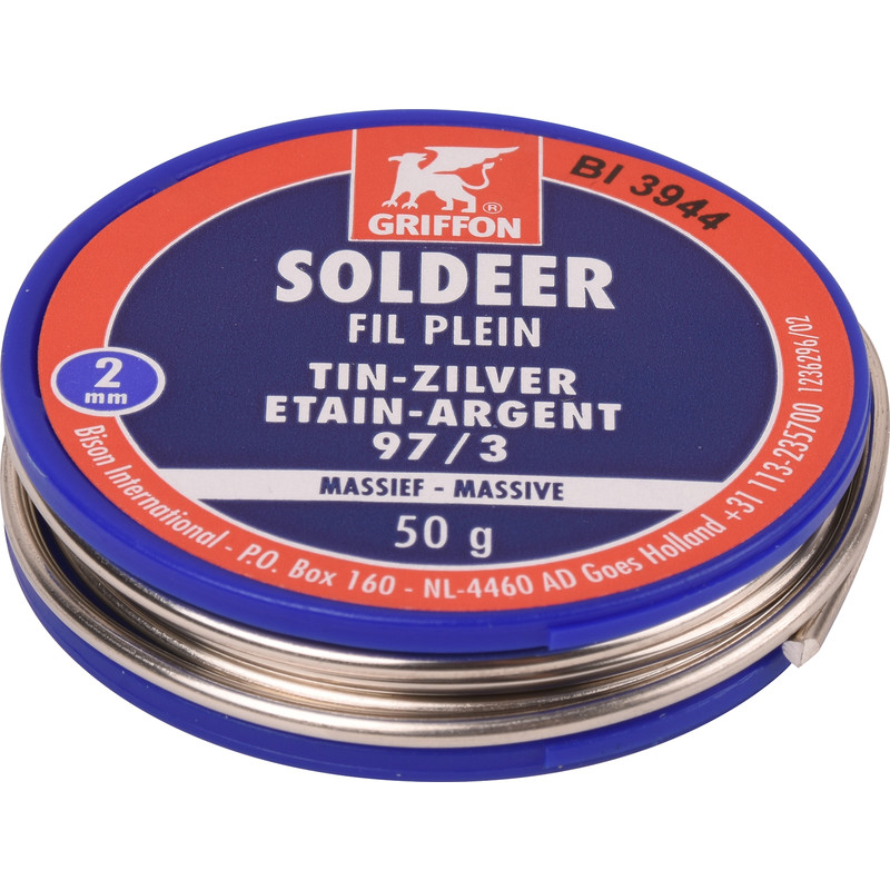 Griffon drinkwaterleidingsoldeer Resist-2 50g Ø 2mm