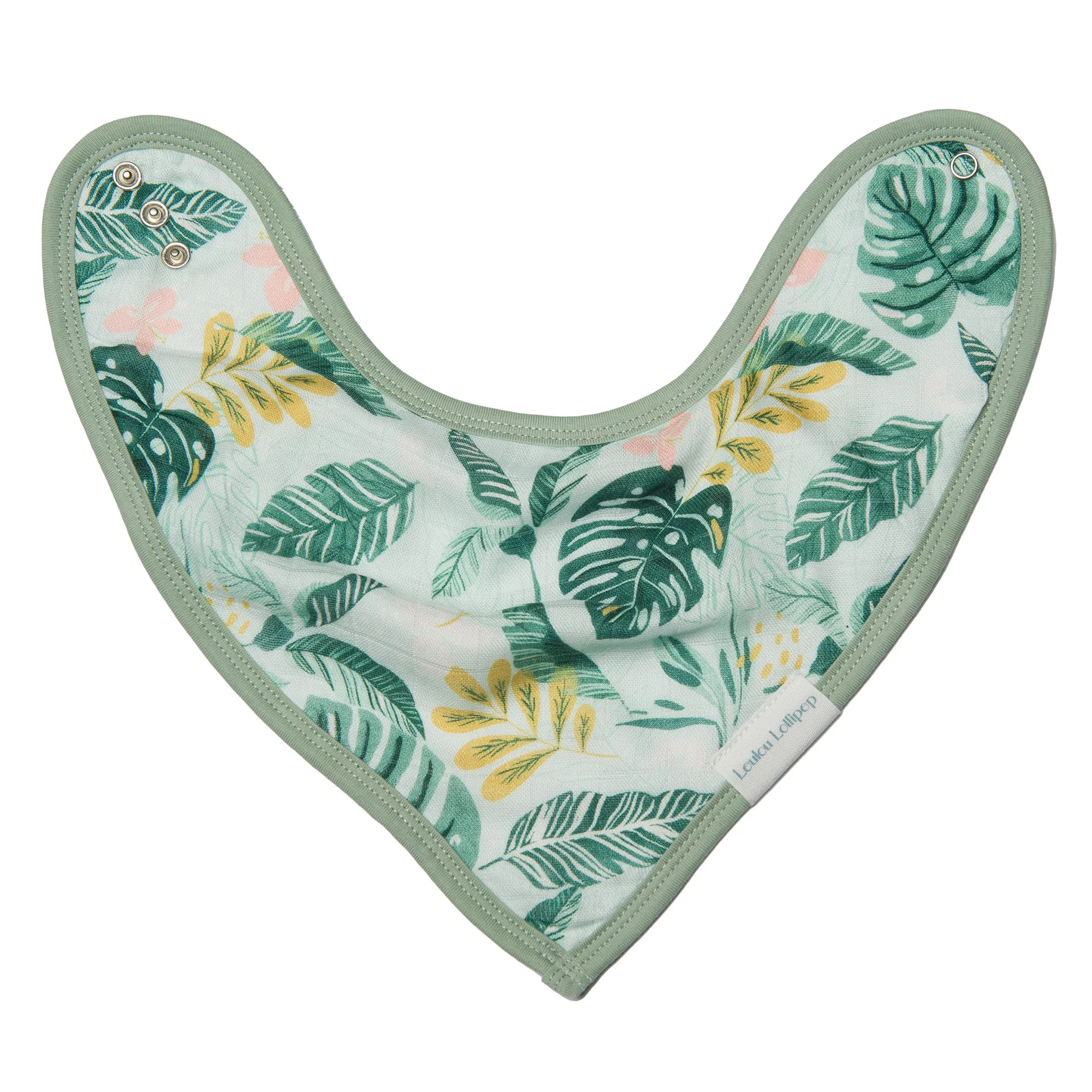 Loulou Lollipop Bavoirs Bandana Mousseline Paquet de 2 - Jungle