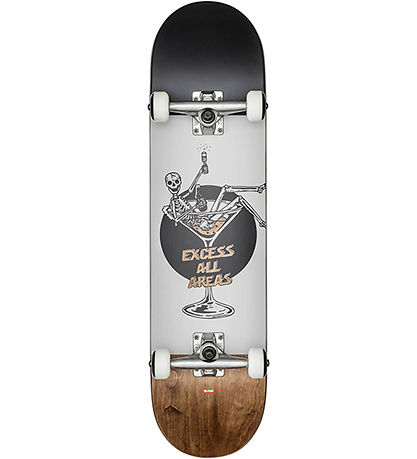 Globe Skateboard - 8'' - G1 Excess - Weiß/Braun