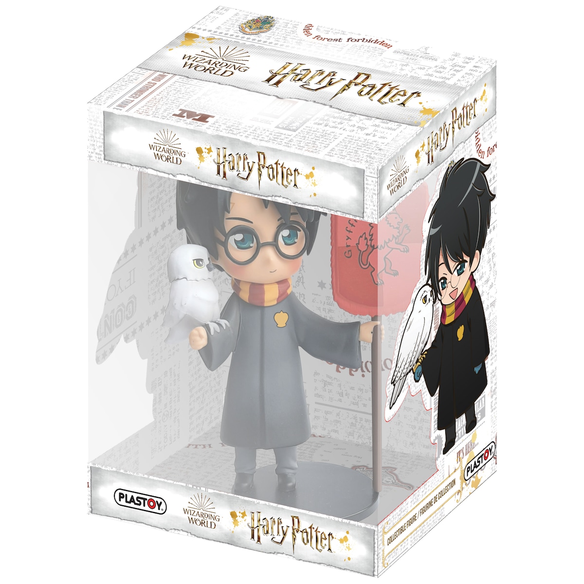 Plastoy Harry Potter figur (Harry Potter og Hedwig)