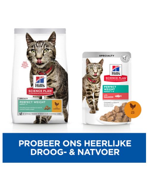 Hill's Feline Adult Perfect Weight - Kattenvoer