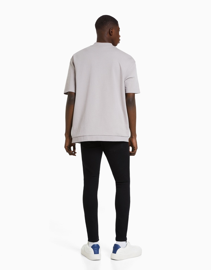calças jeans super skinny