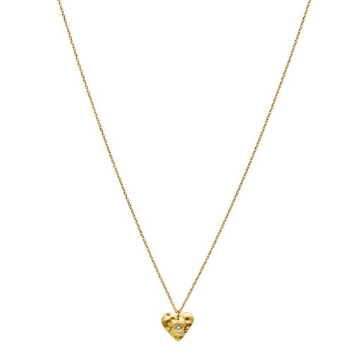 Maanesten Cassandra Halskæde, Gold Plated/Labradorit, 40,5 3 cm
