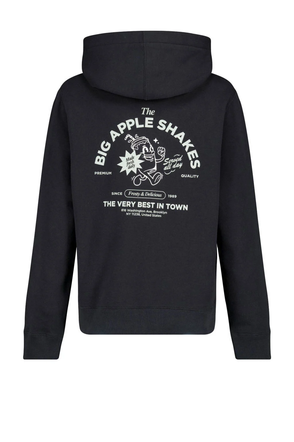 America Today hoodie zwart