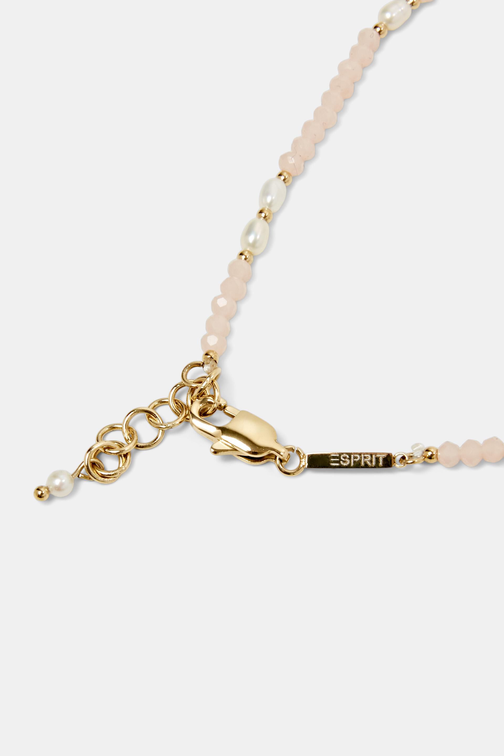 Bracelet de cheville à perles, acier inoxydable