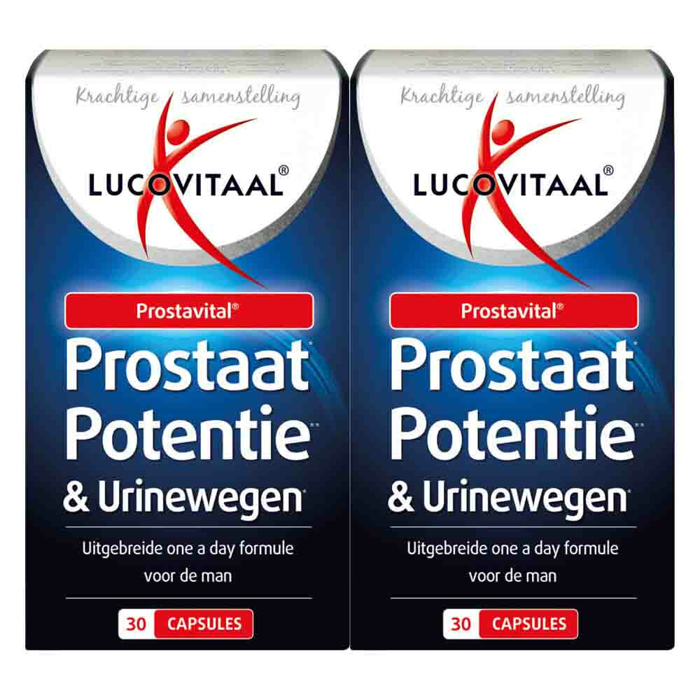 2x Lucovitaal Prostavital Prostaat Potentie en Urinewegen30 capsules