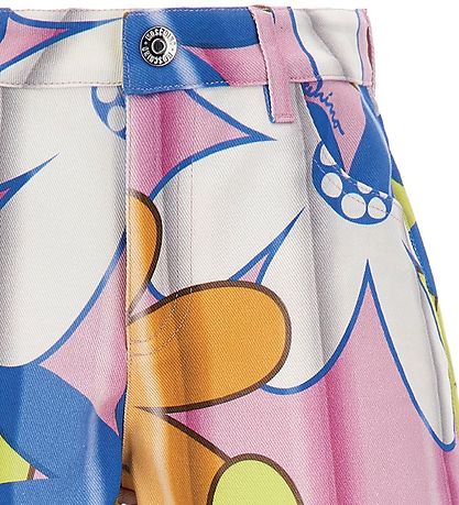Moschino Denimshorts - Pink/Bl?/Gul