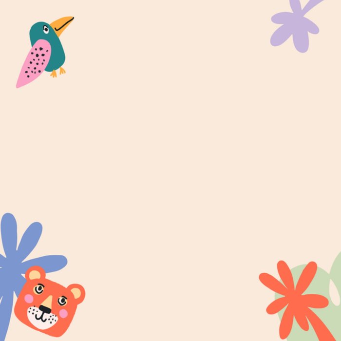 Greetz | Dierendag kaart | Illustratie | Dieren