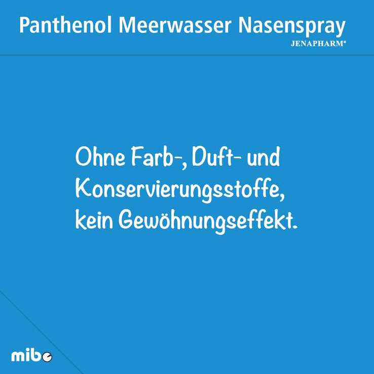 Panthenol Meerwasser Nasenspray Jenapharm, 20 ml