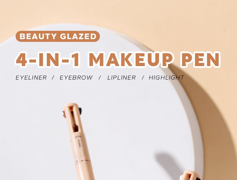 BEAUTY GLAZED - 4 in 1 make-uppen (highlighter / eyeliner / wenkbrauw / lipliner)
