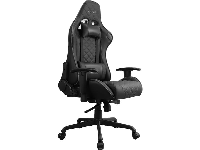 onit Gaming-Stuhl Deepblack Schwarz Bürostuhl für lange Gaming-Sessions und Arbeitstage