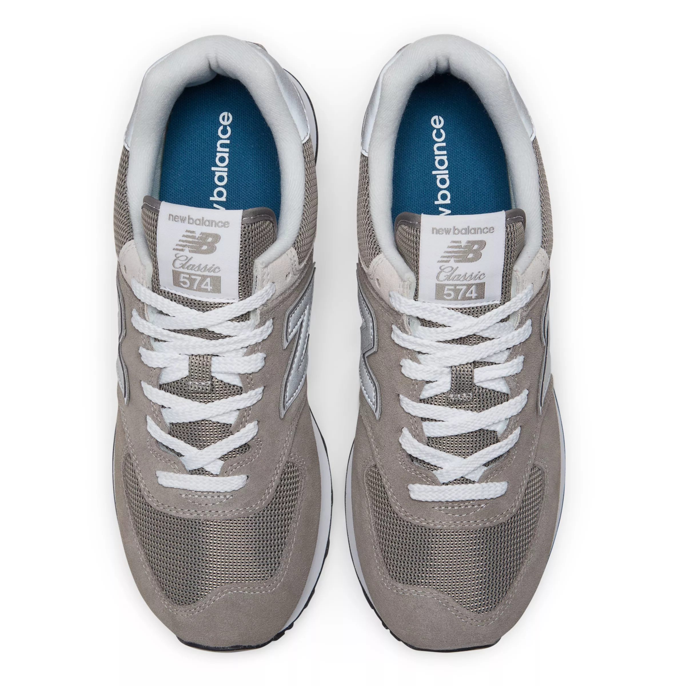 574 Core Grey with White