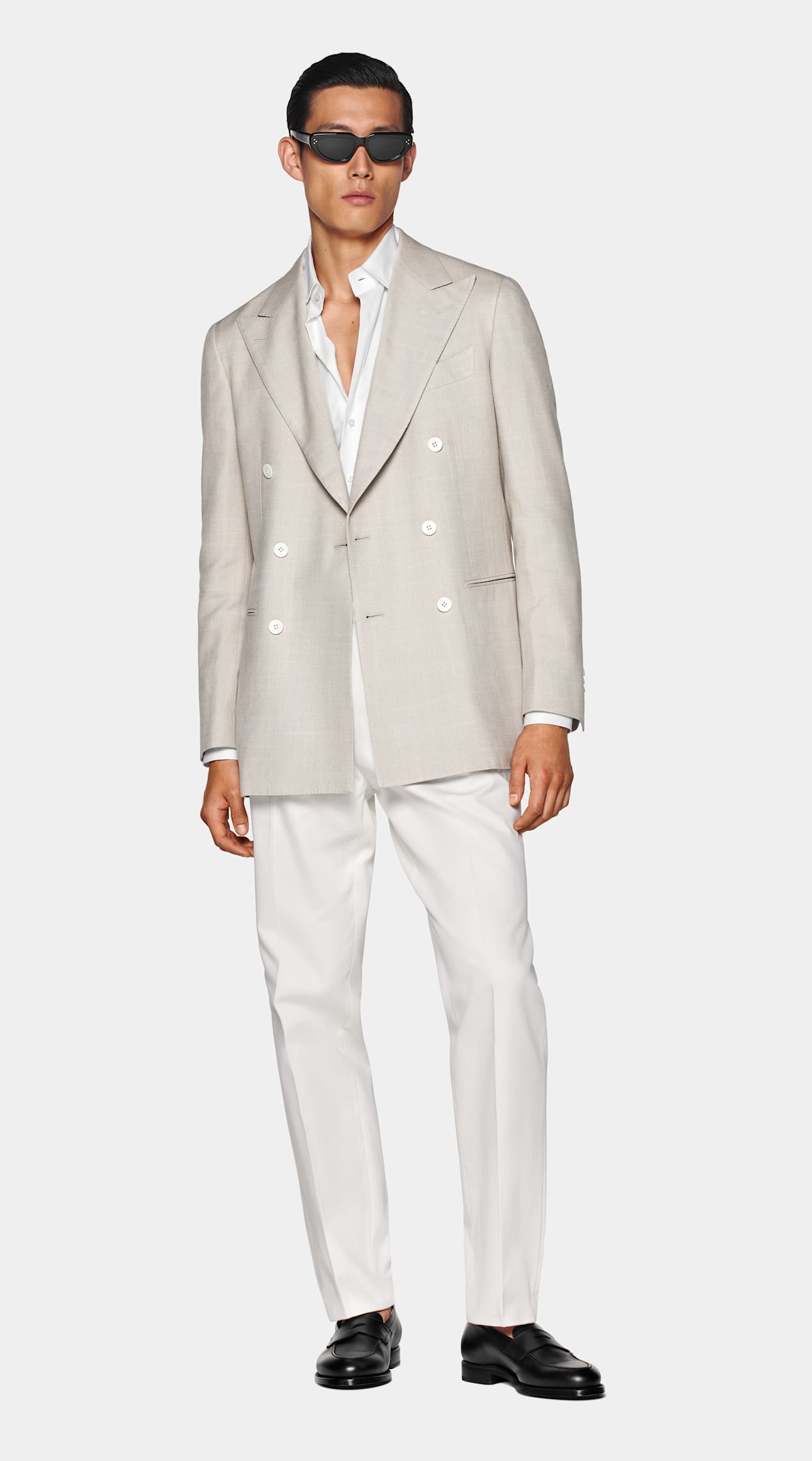 Blazer Havana coupe Tailored taupe clair