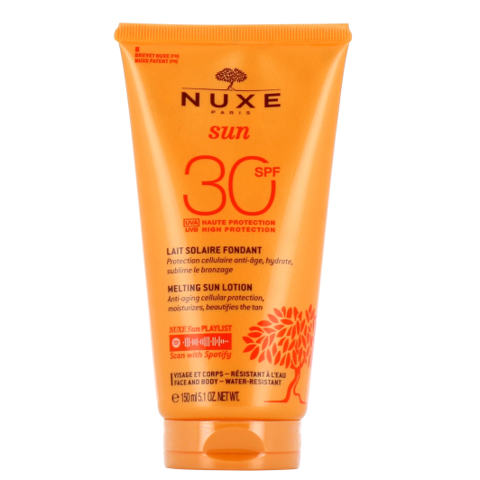 Nuxe Sun lait solaire SPF 30 visage et corps - Haute protection