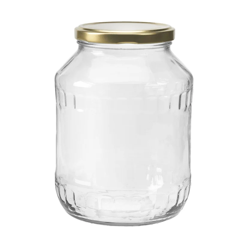 Glasskrukke med lokk 1,7 l