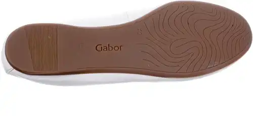 24.120.21 Gabor wit - maat 11 ballerina wit - maat 11 Calandschoen