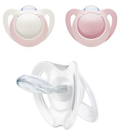 Nuk Schnuller - Genie - 2er-Pack - Rose/White
