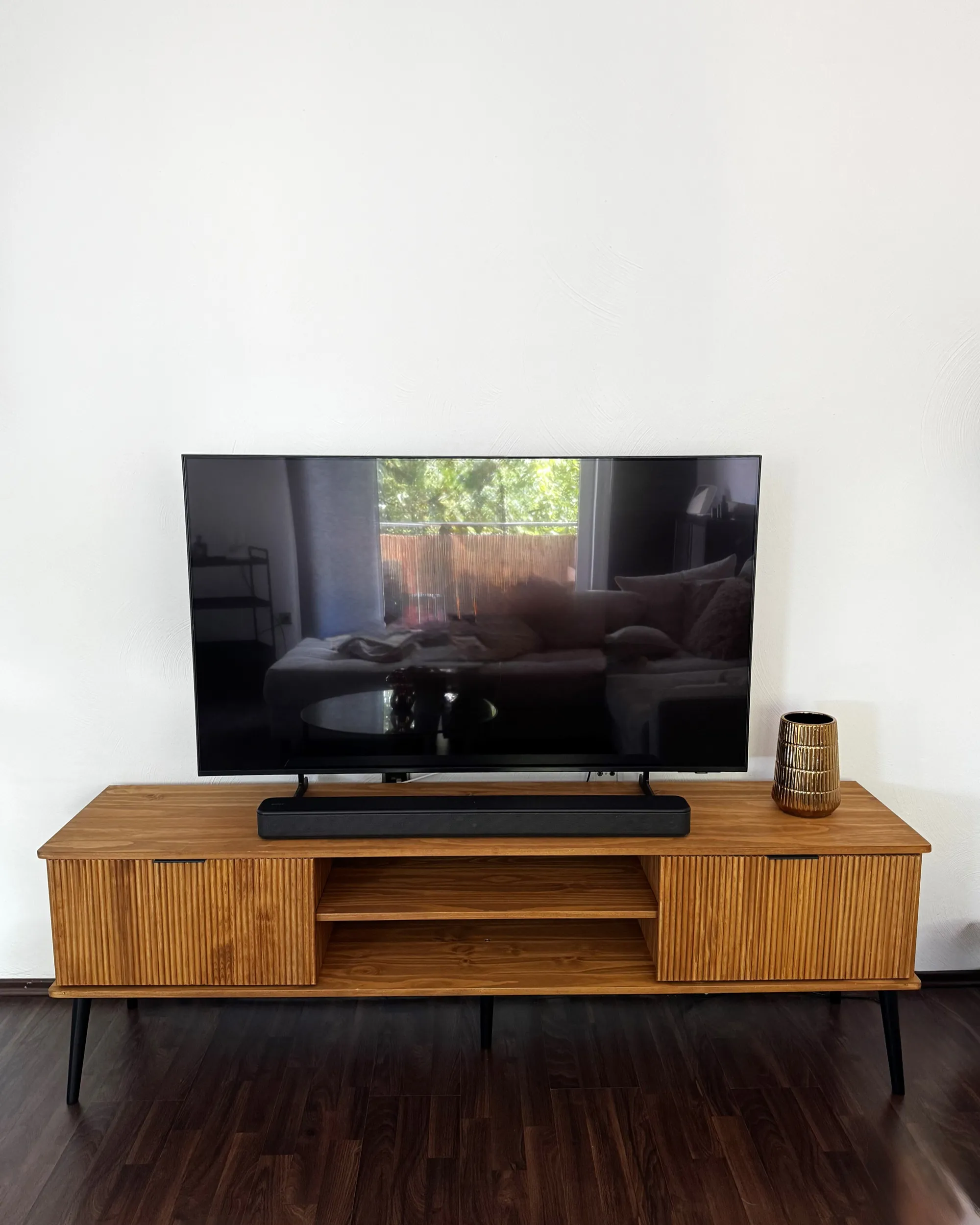 TV-meubel TIMMINS Dennenhout Bruin
