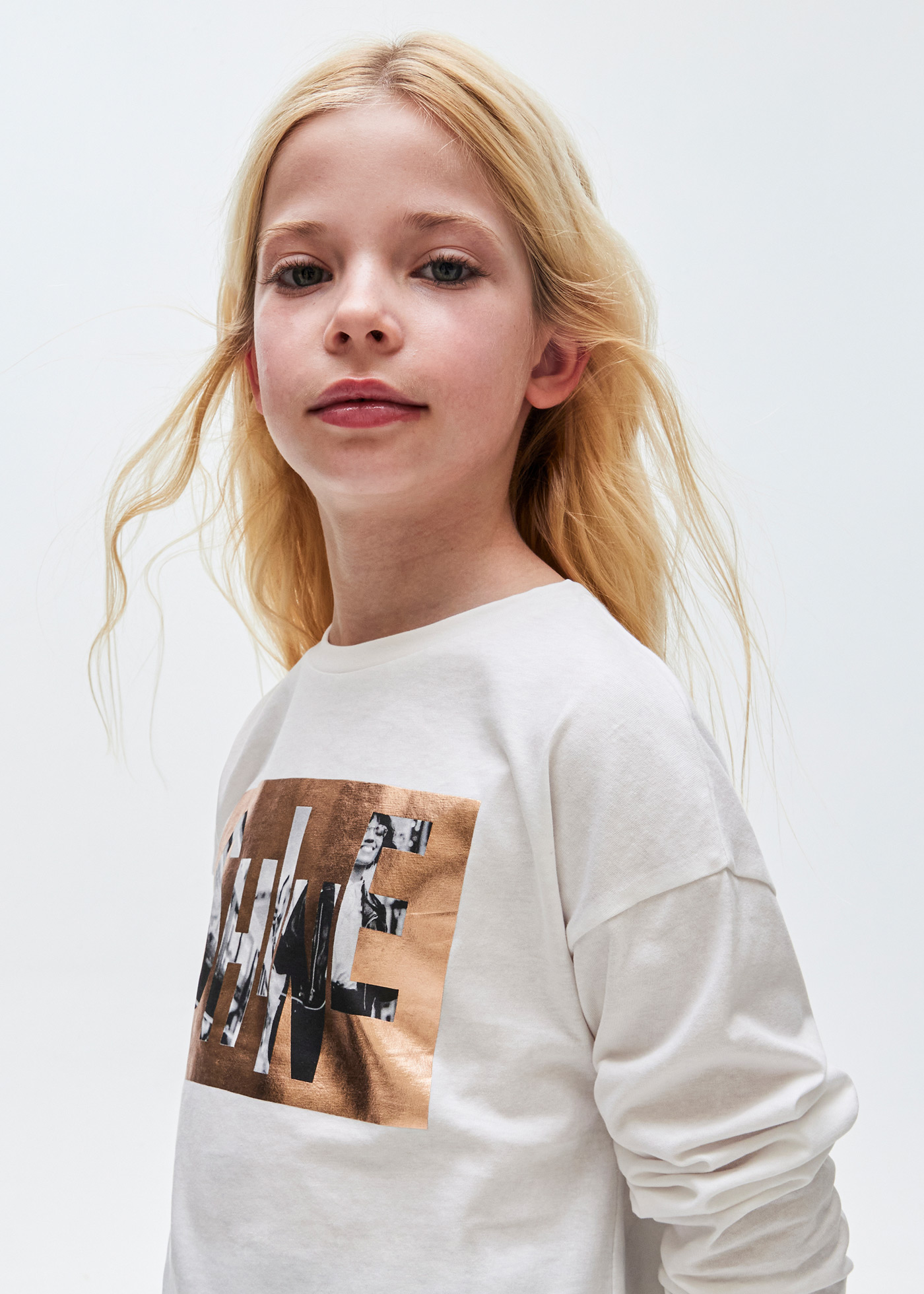 Camiseta estampada Better Cotton para meninas