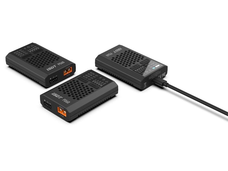 ISDT USB-Ladegerät PD60 60W 1-4S, XT60 USB-C Modellbau-Ladegerät für 1-4S LiPo Akkus