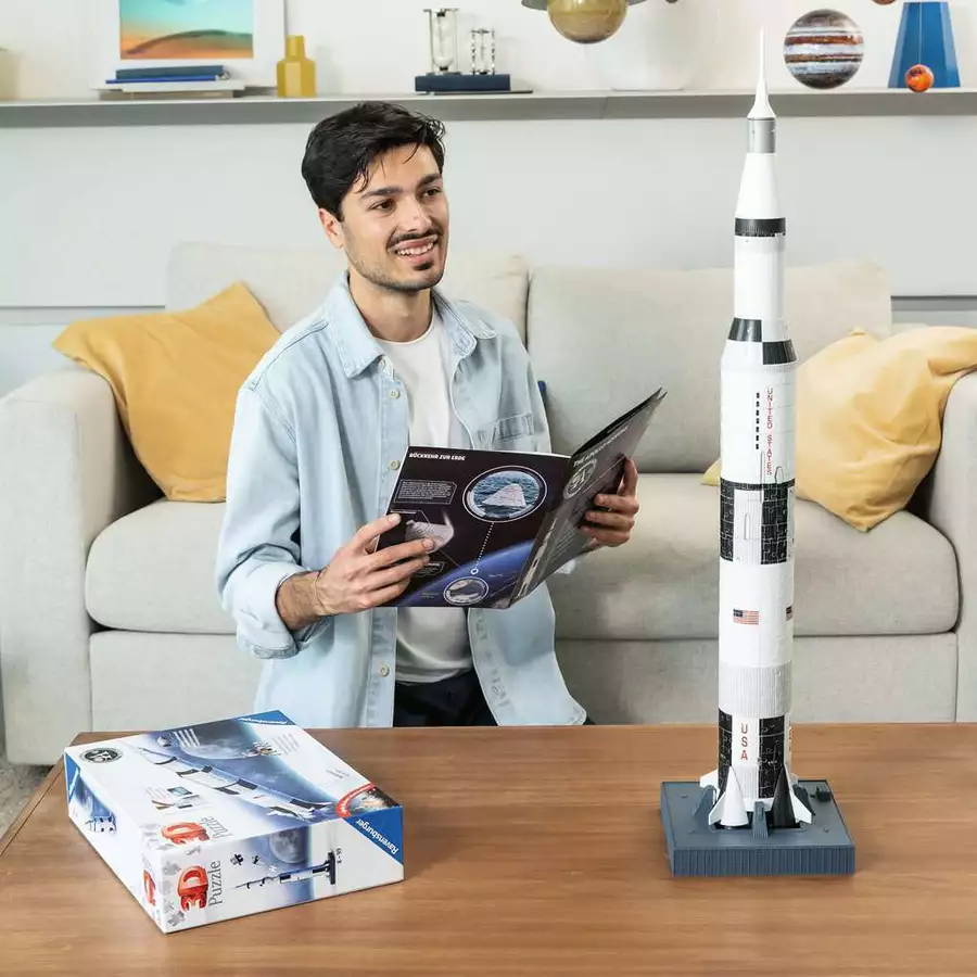 Ravensburger Apollo Saturn V Rakete bunt