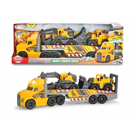 Dickie Toys Mack/Volvo Schwerlast-Lkw-Set