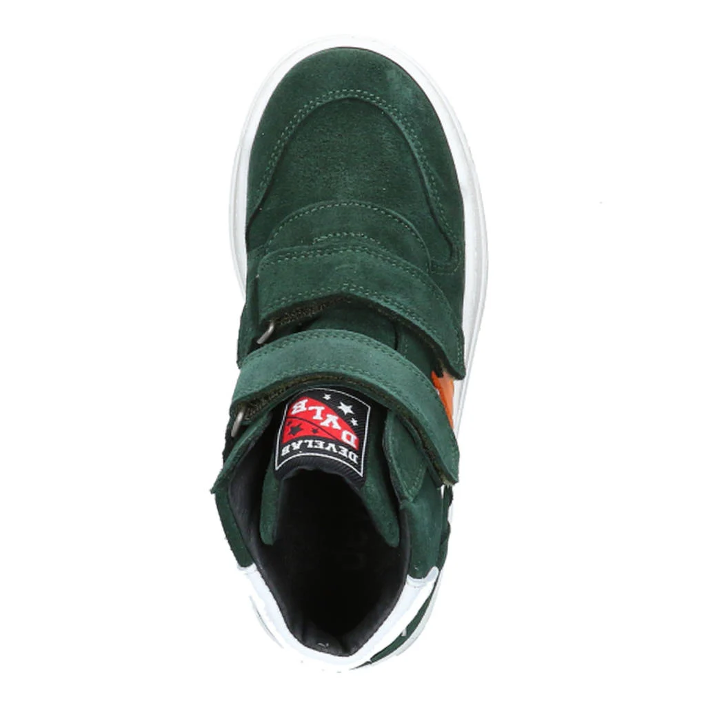 Develab suède sneakers donkergroen