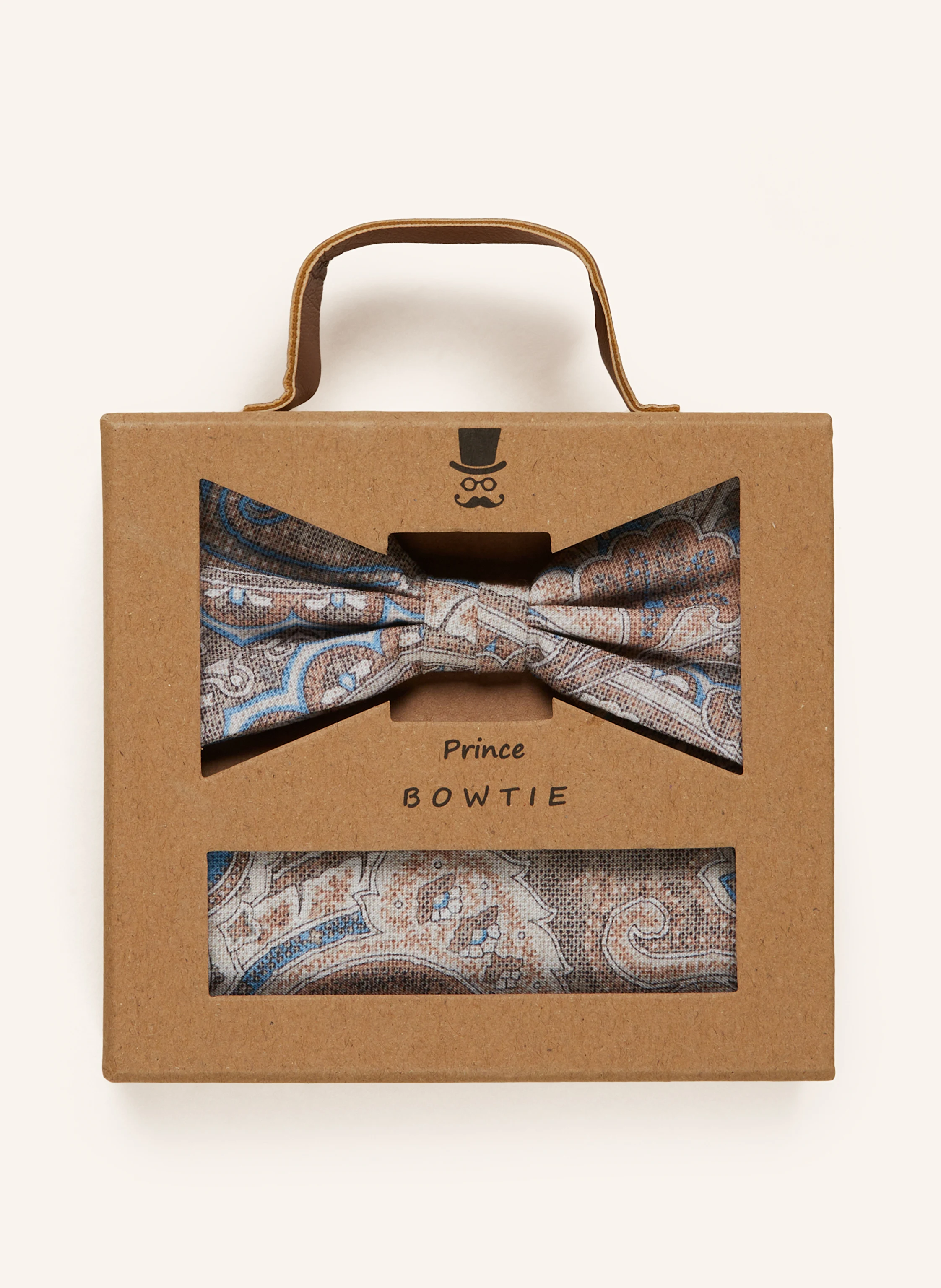 Prince BOWTIE Set: Fliege und Einstecktuch