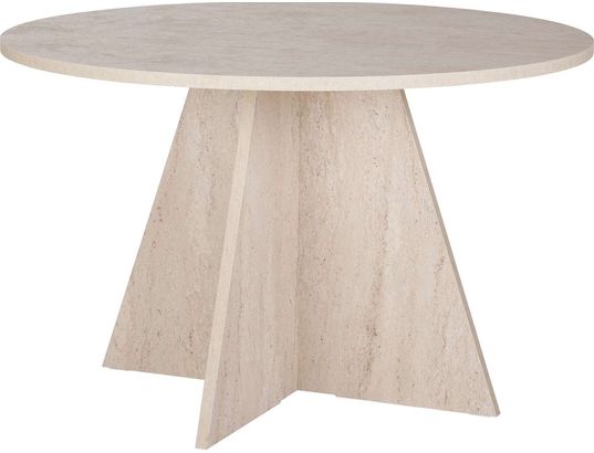 CONCEPT1 - Table Virella travertin 120 x 120 x h75