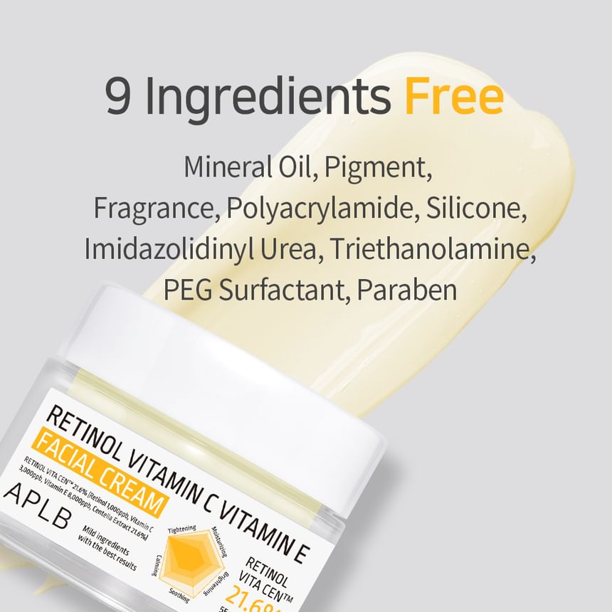 APLB - Retinol Vitamine C Vitamine E Gezichtscrème