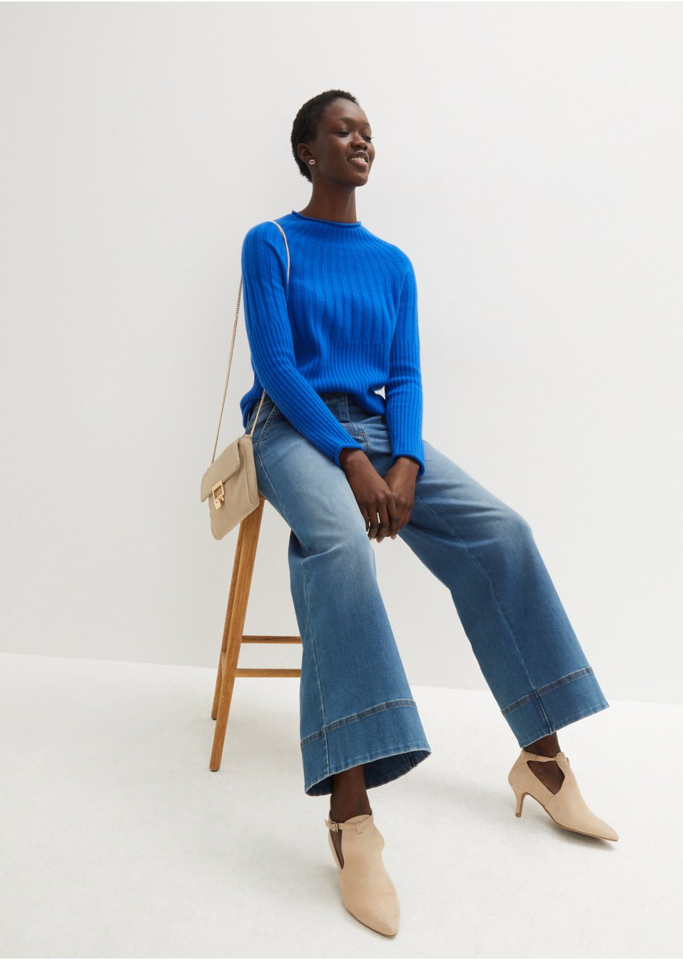 Jupe-culotte en jean