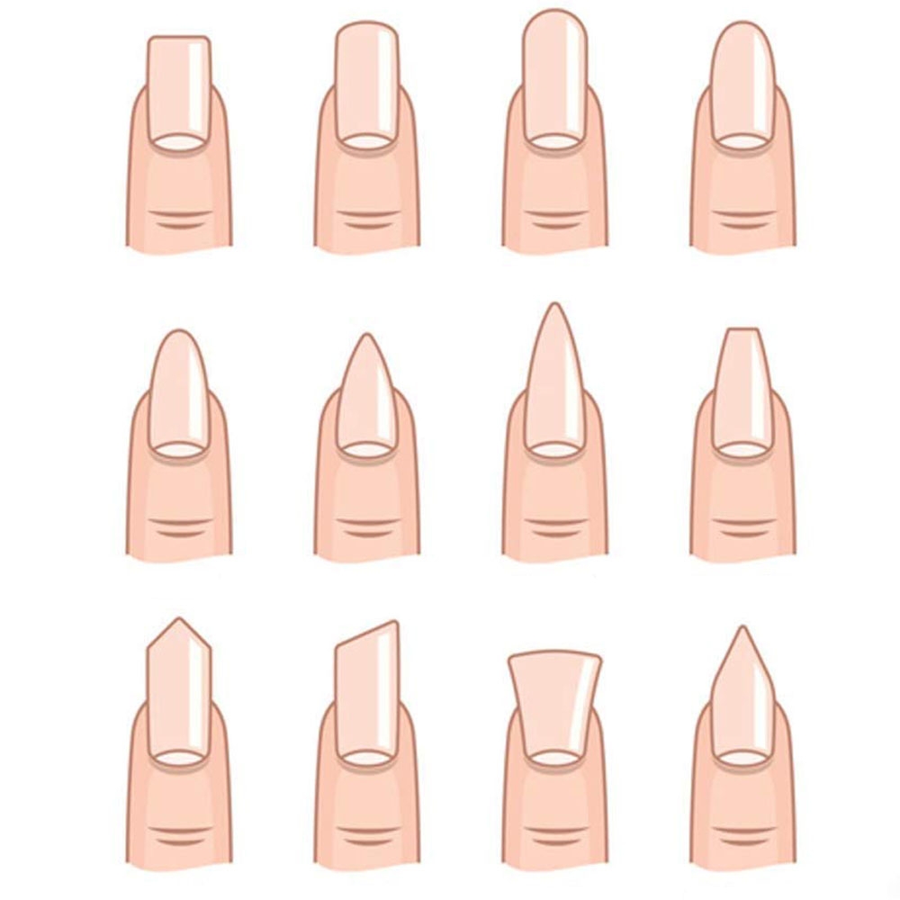 (2er Set) 7-Seitige Nagelfeile Formfeile Polierblock für die Maniküre / Pediküre - Div. Farben