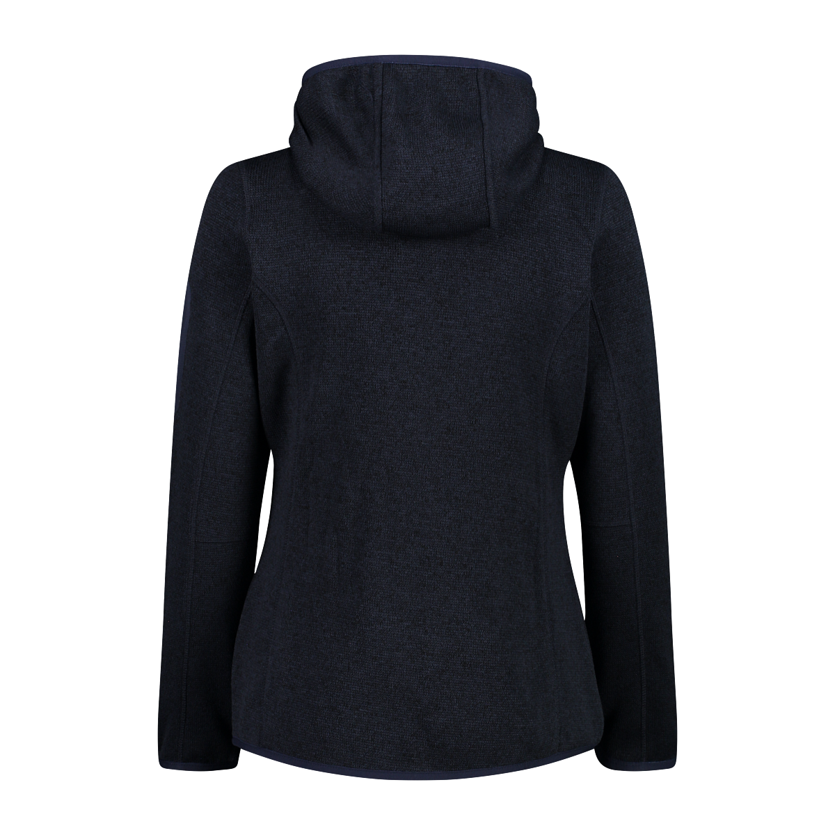 CMP Strickfleecejacke »KNITTED MELANGE HOODY WOMAN HOODY« 1 Stk. tlg. mit Kapuze Wärmend und atmungsaktiv