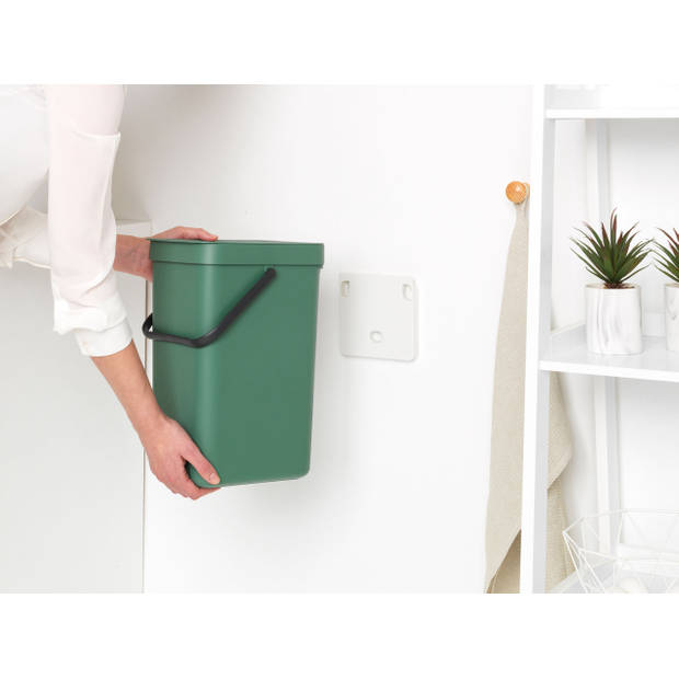 Brabantia Sort & Go afvalemmer 12 liter - Fir Green