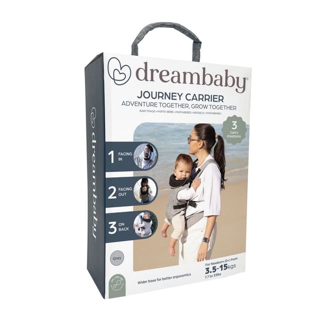 Dreambaby Babytrage - Journey - grau