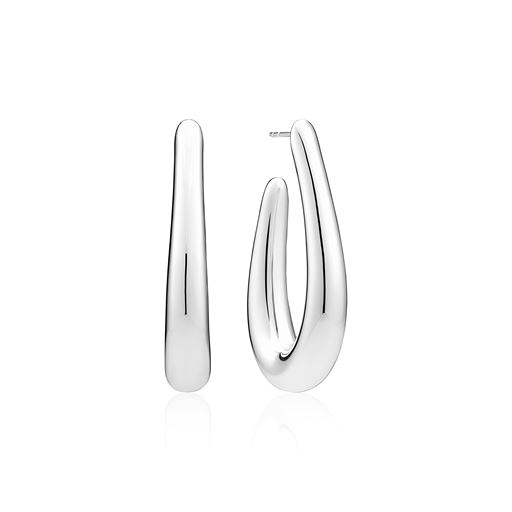 Sif Jakobs Jewellery Goccia Pianura Øreringe, Silver