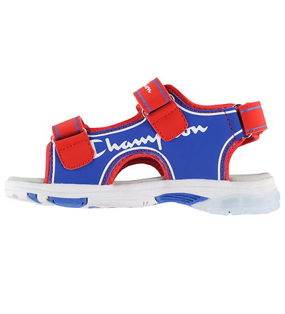 Champion Sandalen m. Light - Wave B PS - Blau/Rot