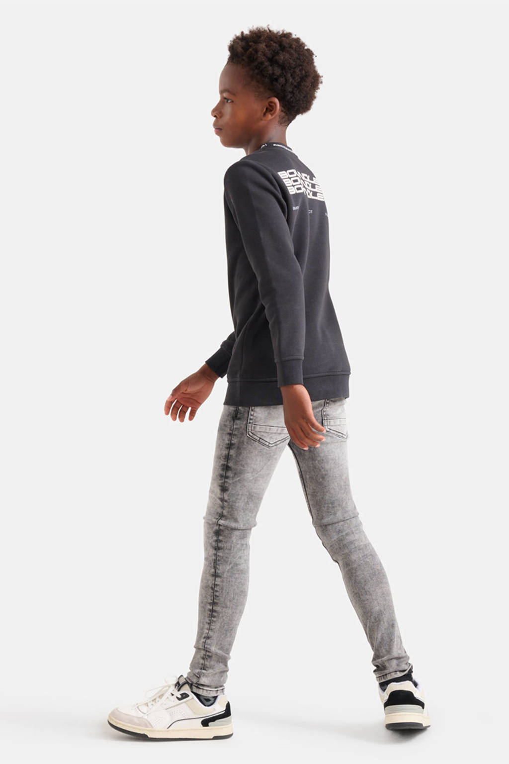 Shoeby skinny jeans grijs stonewashed