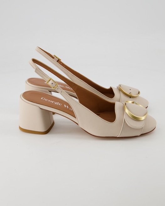 George Watts G9802 Slingpumps in Beige