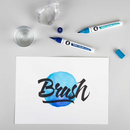 Molotow Aqua Color Brush Basic-Set 2 by MolotowBrush pen - 1-2 mm