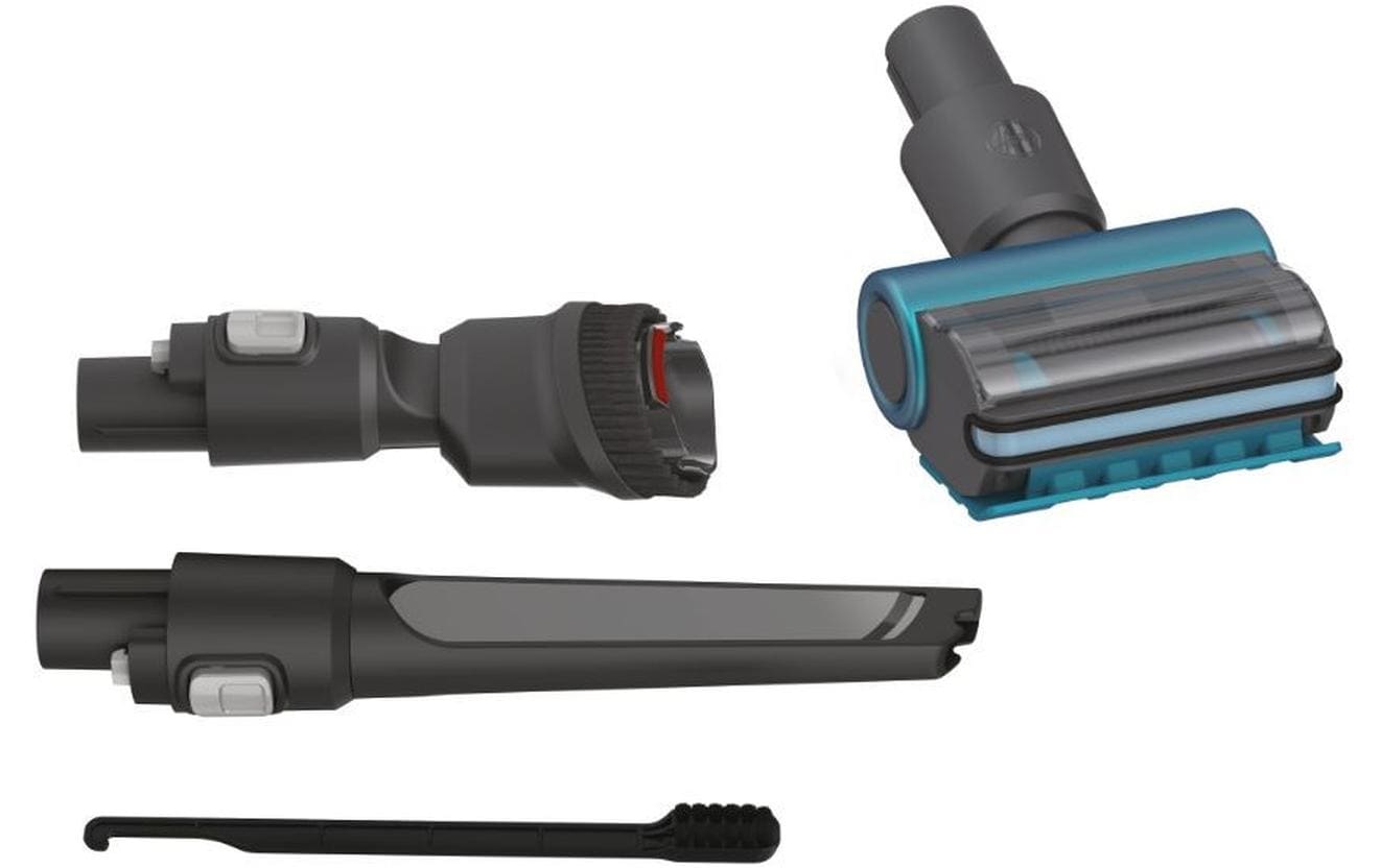 Akku-Hand- und Stielsauger HF9 Grau/Türkis<br>Kabelloser Staubsauger HF910P 011 mit Anti-Twist Technologie
