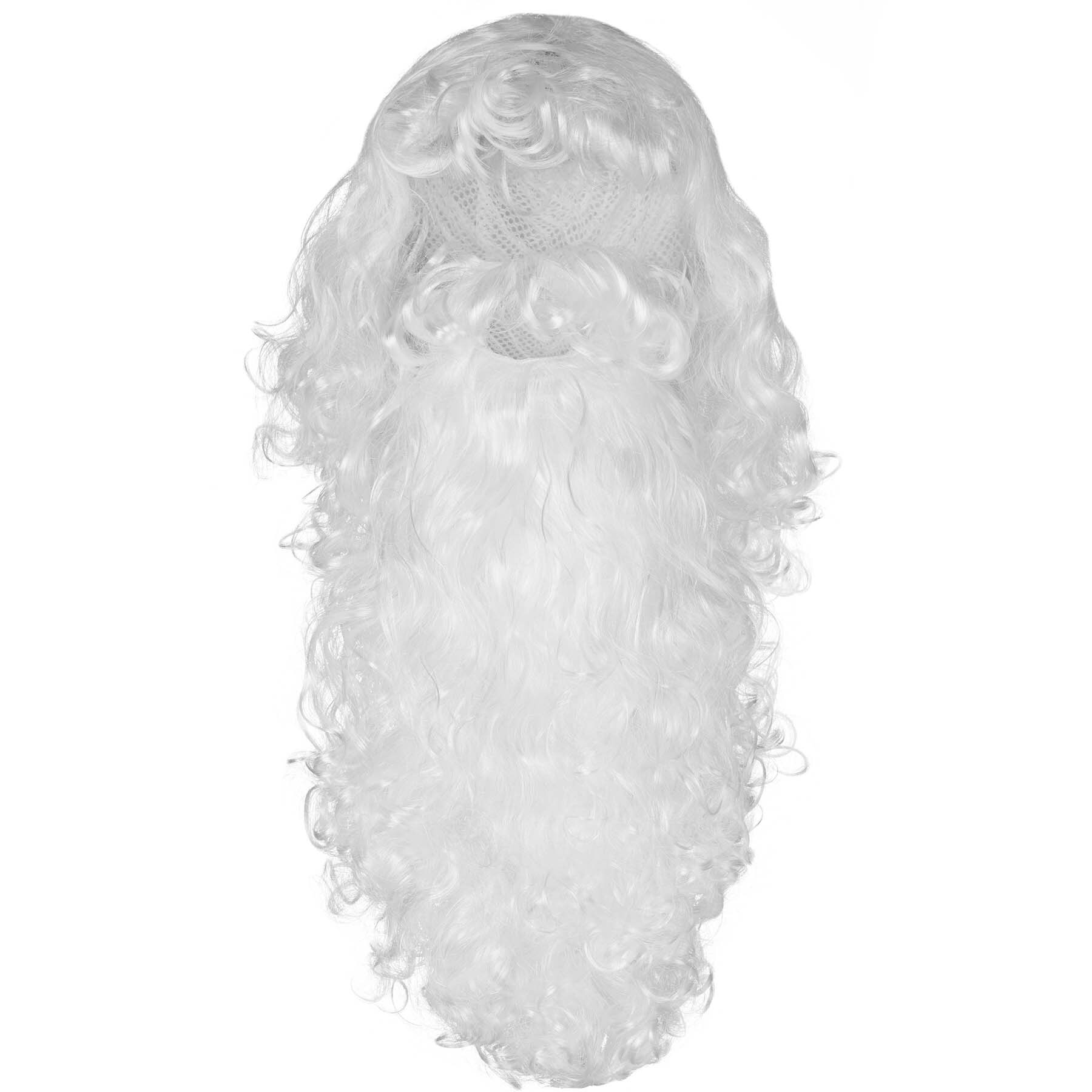tectake® Weihnachtsmann Perücke und Bart