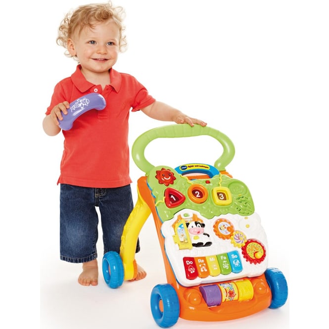 Baby Spiel- und Laufwagen, grün-orange - VTech
