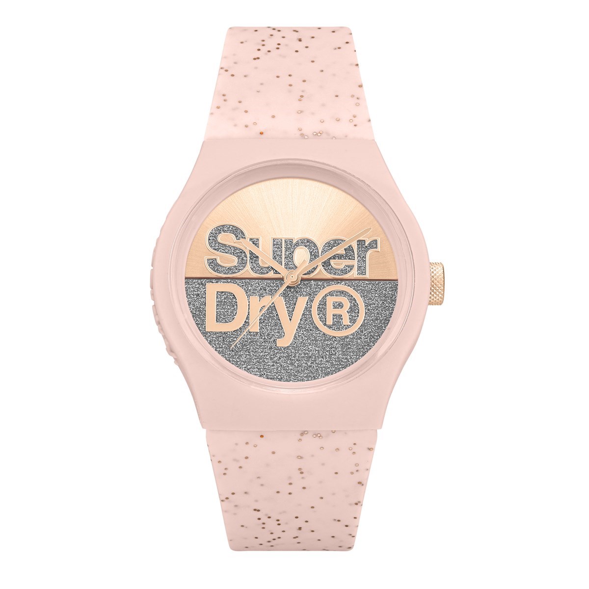 Montre analogique silicone pailleté URBAN SHINE