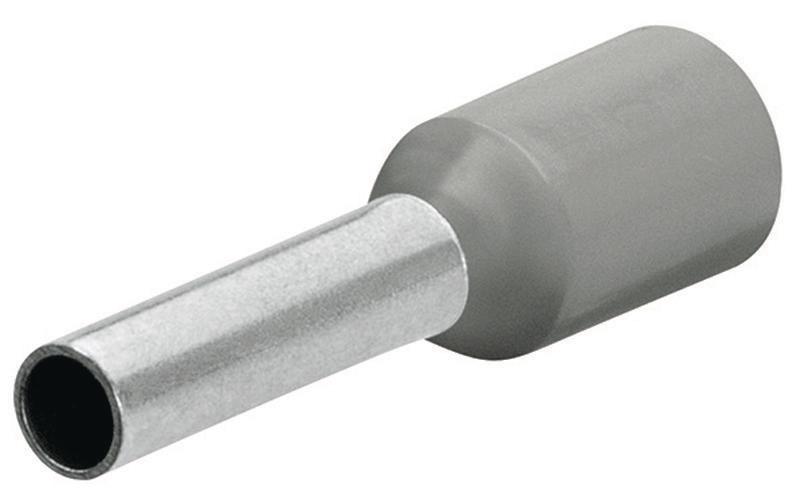 Aderendhülsen 20 x 12 mm Grau, 200 StückUmfassender Schutz von Litzenleitungen