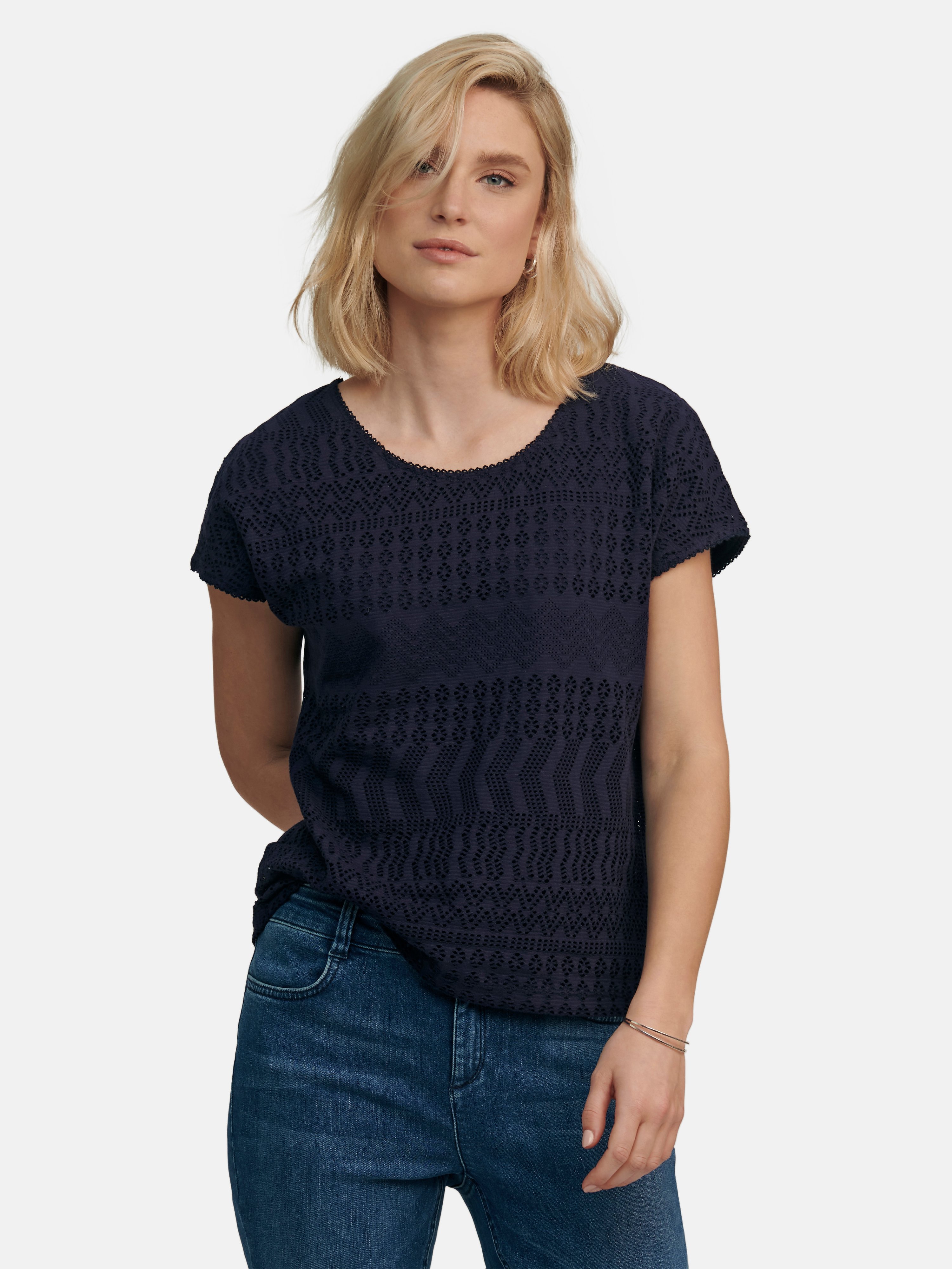 Rundhals-Shirt