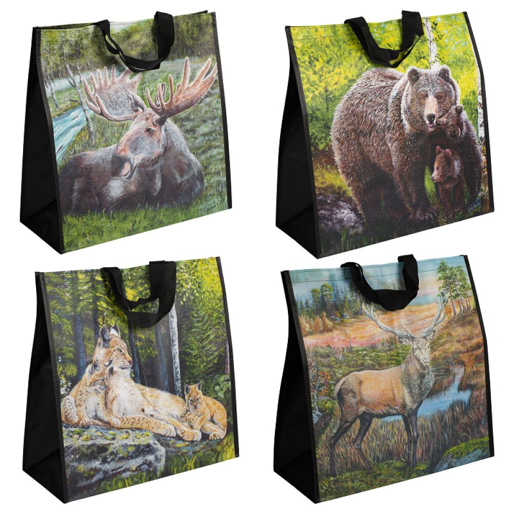 VEDBAG ESPEGÅRD DYREMOTIV 45L