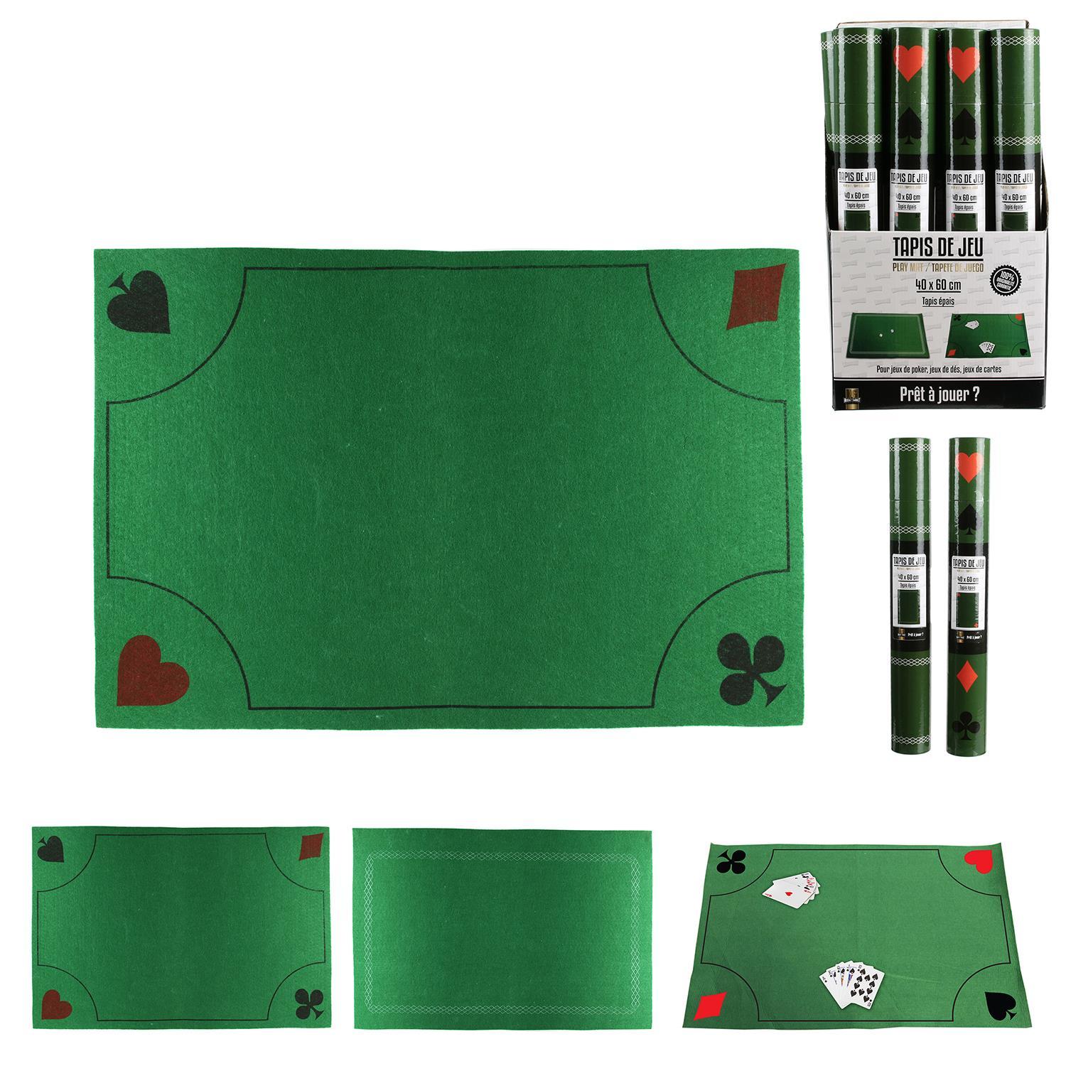 TAPIS DE JEU CARTE 40X60CM M24
