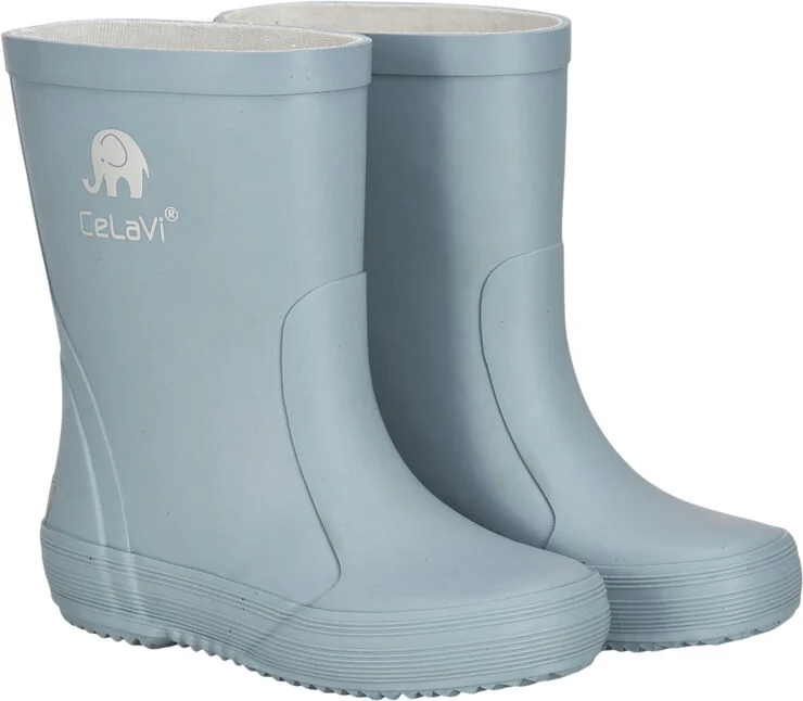 CeLaVi Basic wellies -solid Smoke blue